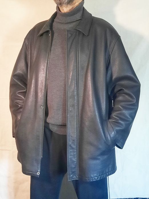 Куртка кожаная мужская 9ХL