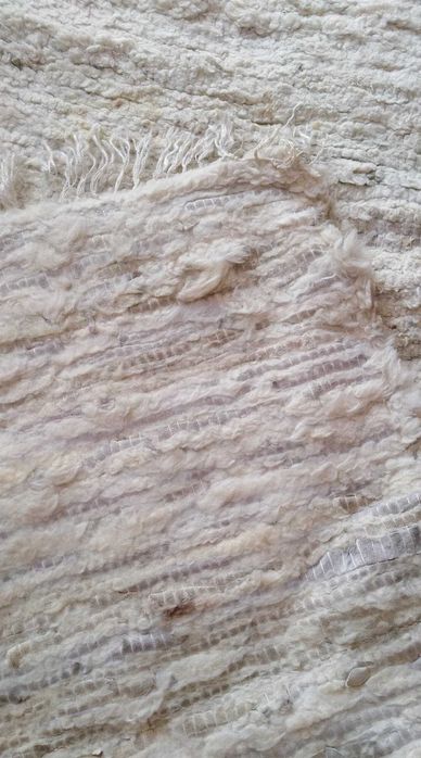 dywan dywanik chodnik ze skóry ręcznie tkany