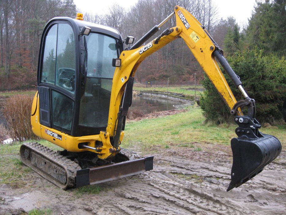 Minikoparka JCB 8018 z 2011r., 8014, 8016, Yanmar Kubota  POLECAM