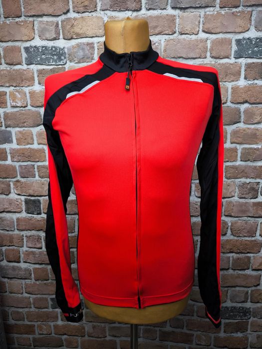 Funkier rowerowa bluza longsleeve ze stójką z dłuższym tyłem m