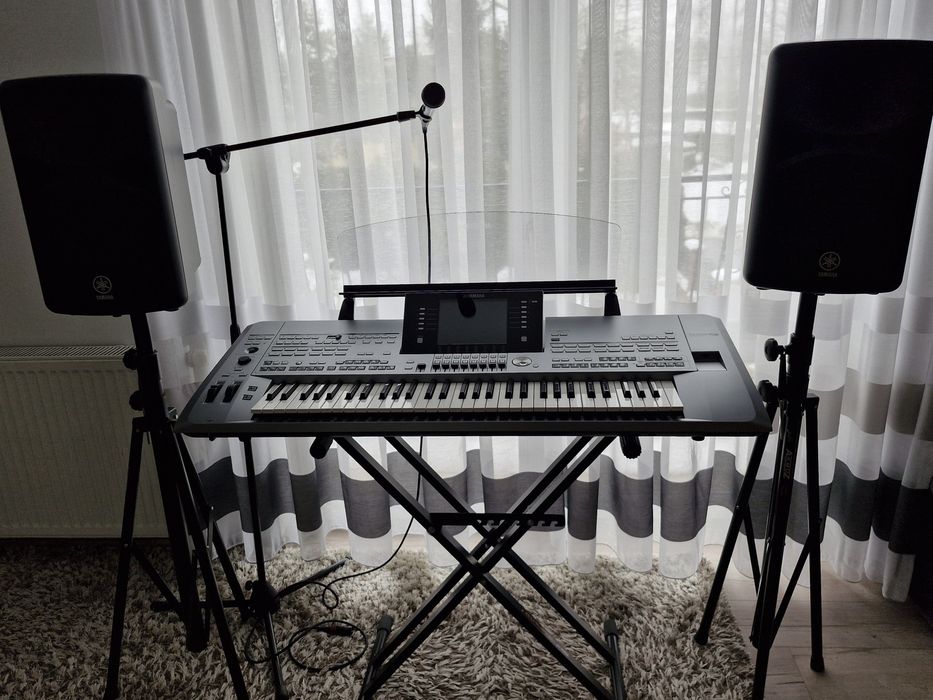 Sprzedam yamaha tyros 5 z całym zestawem widocznym na zdjeciu