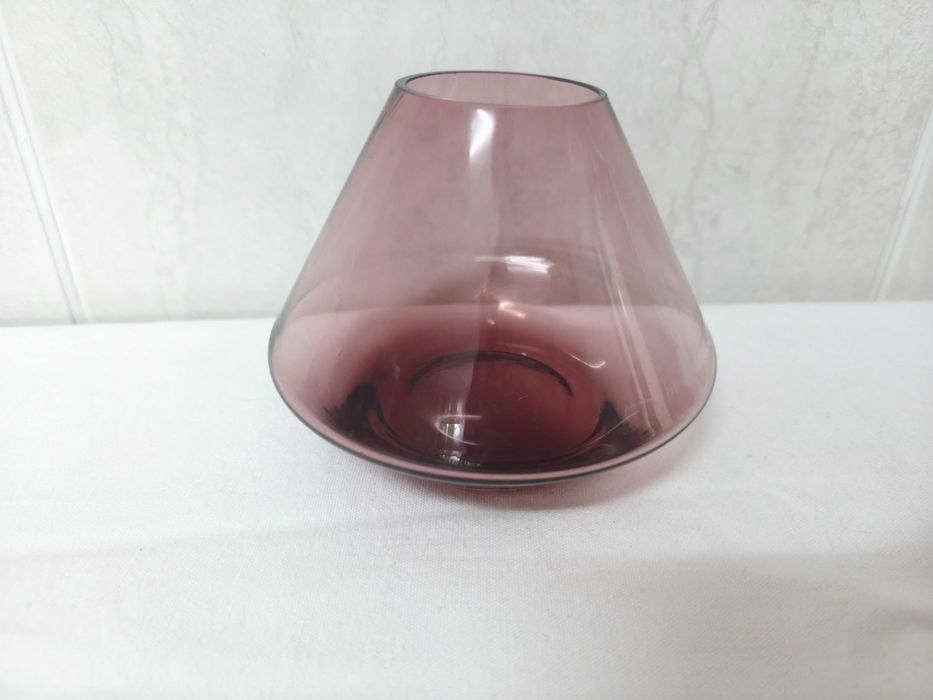 Porta velas em vidro