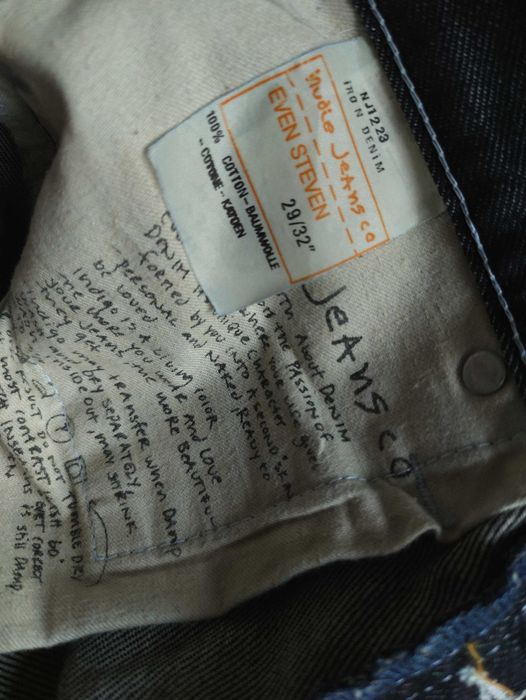 Джинсы Nudie jeans Even Steven jeans Italy W28 navy.