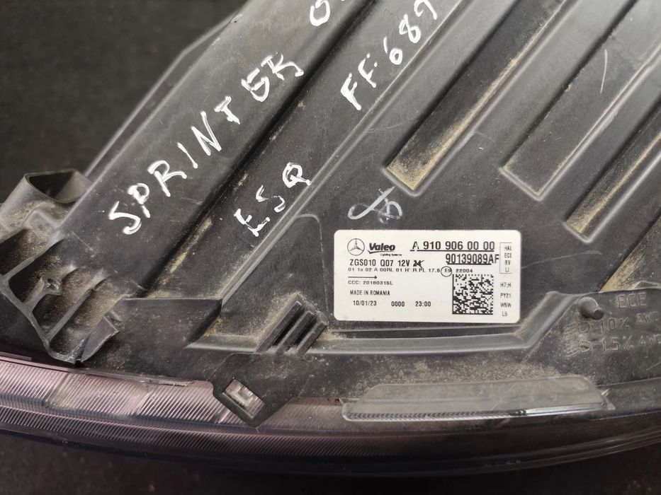 MERCEDES SPRINTER 907 910 FAROL ESQUERDO - FF689