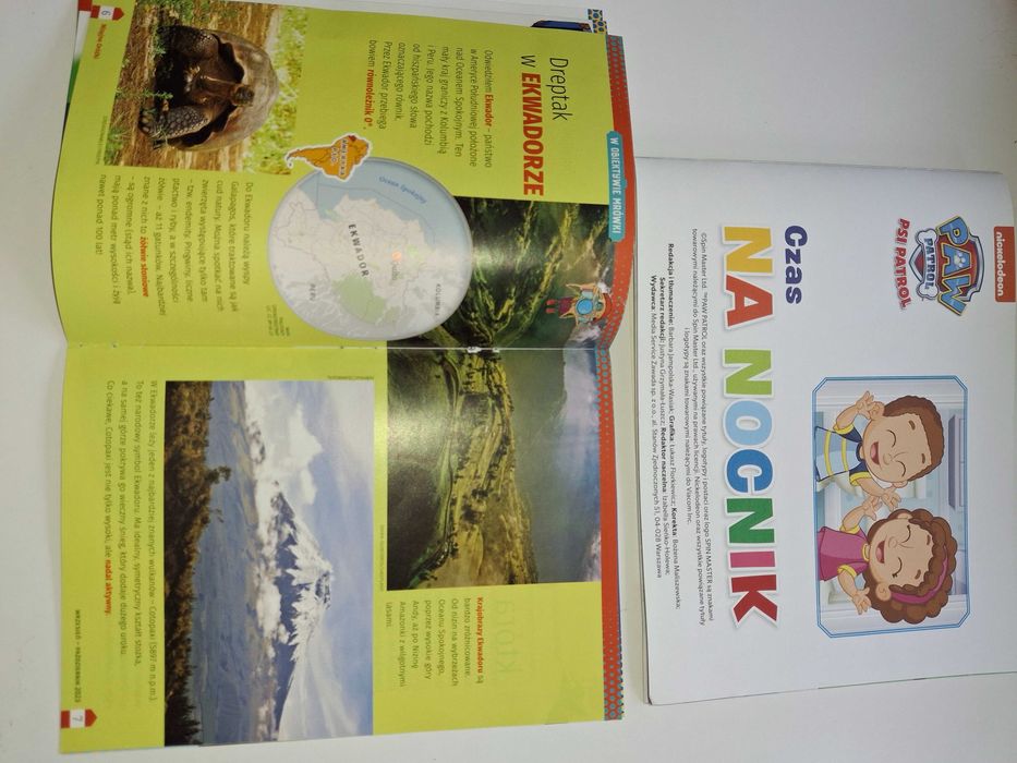 Zestaw książeczek dla dzieci Czas na nocnik Psi Patrol, Wyprawa do Ek