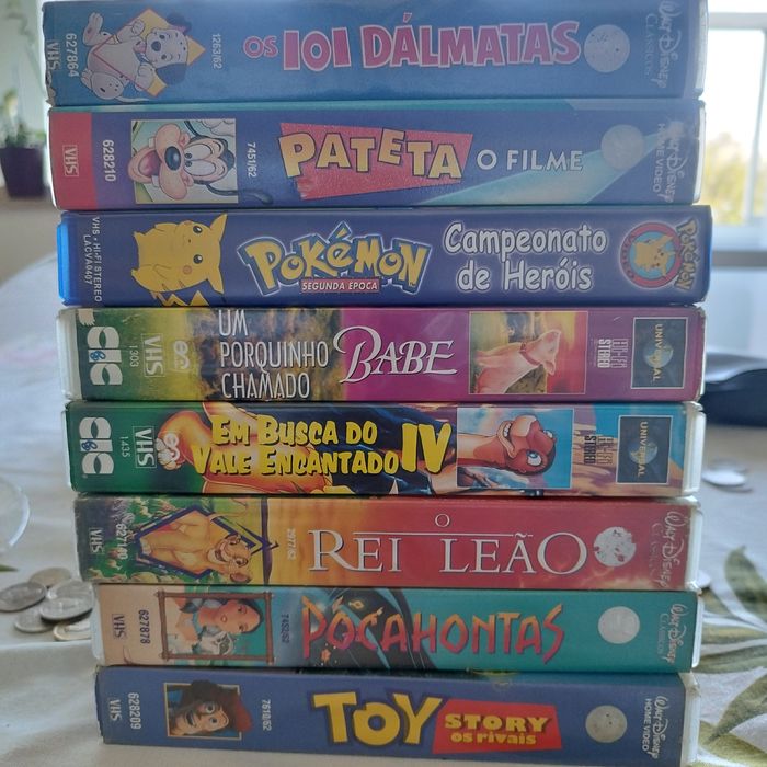 Cassetes vhs Disney originais