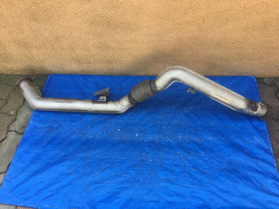 Audi Q5 80A 2.0 TDI / 80A253350AB / Rura Wydechowa / TŁUMIK / ORYGINAŁ