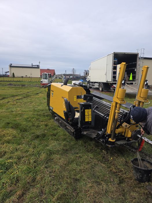 Przewierty sterowane hdd przeciski wbijanie rur sieci wod-kan