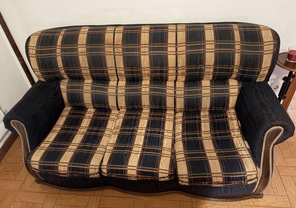 Conjunto de sofás 4 lugares