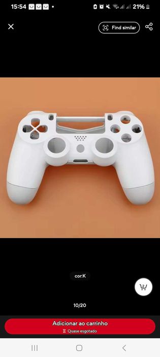Carcaça comando ps4 (não é original)