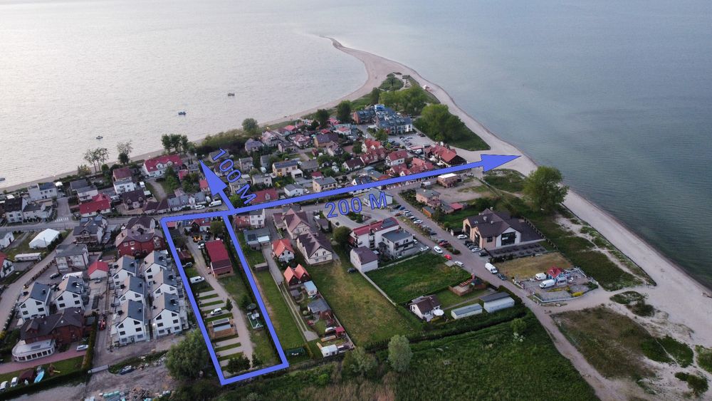 Apartament 2 - 3 osobowy  jednopokojowy nad morzem. 100 m do plaży. Gorące Jacuzzi