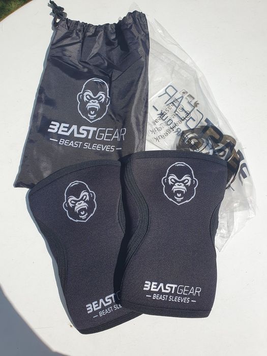 Beast gear neoprenowe opaski na kolana kompresyjne