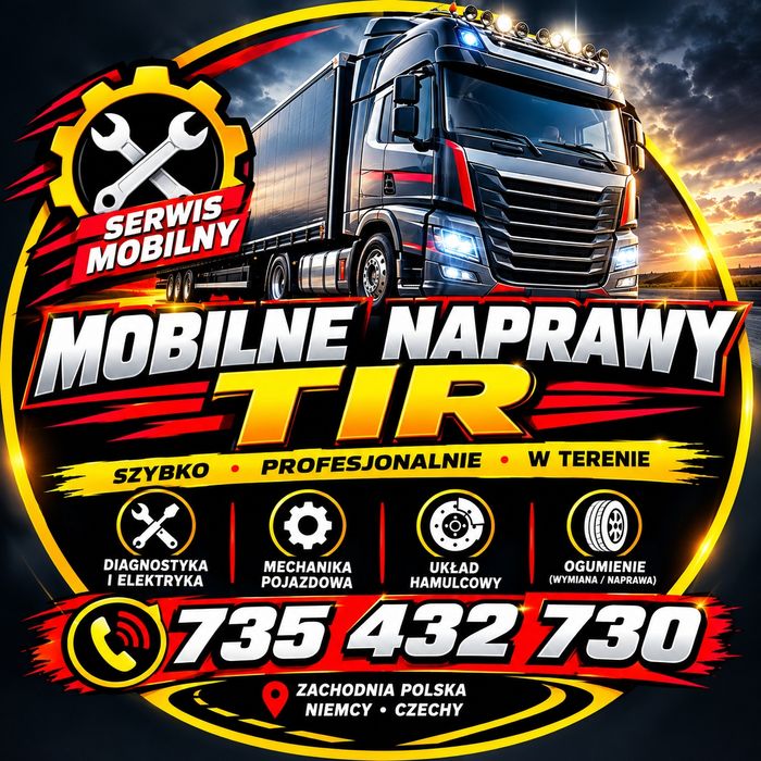 Serwis mobilny Tir naczep