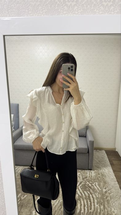 Блуза reserved з воланами