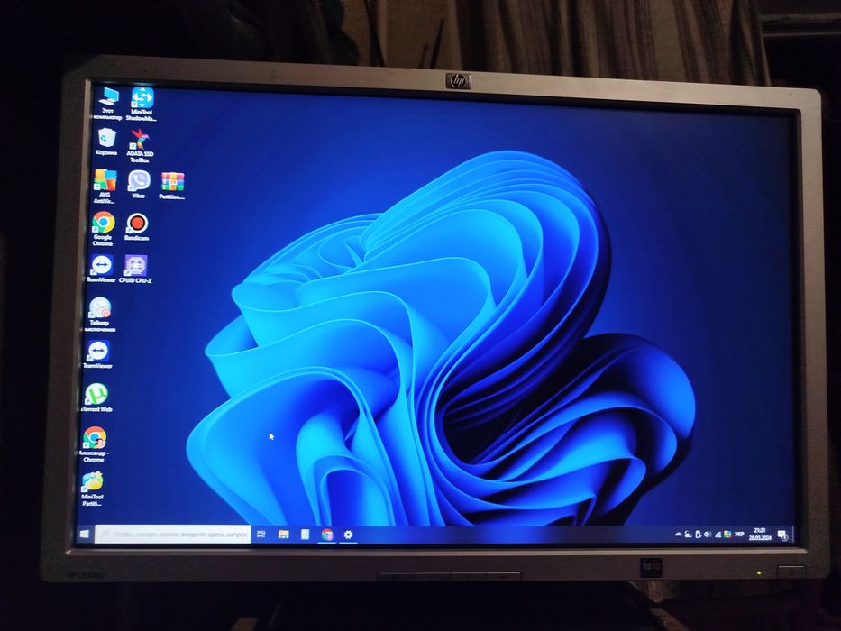 Монітор led 23" 23ea53 Lg , Монітор HP LP2465