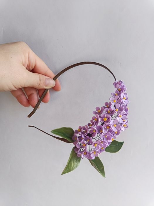 Обруч з квітами на свято весни,фотосесію.Обруч весна.