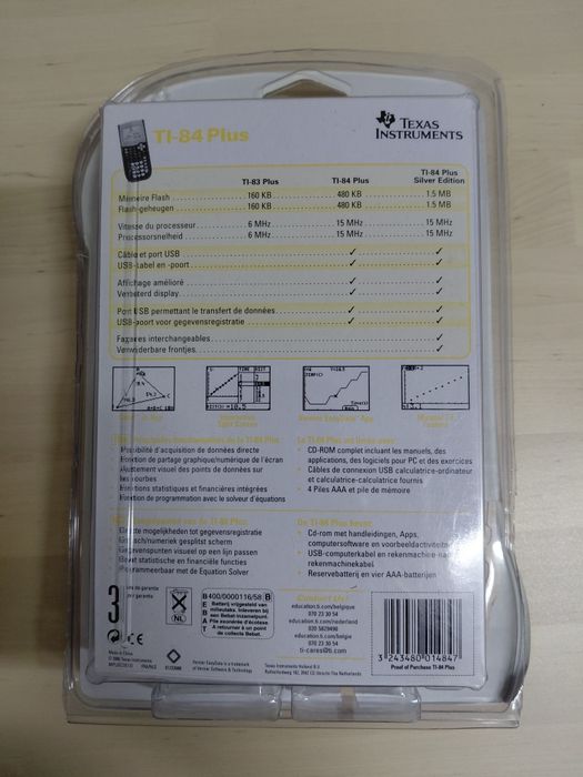 Calculadora Gráfica Texas Instruments TI - 84 Plus