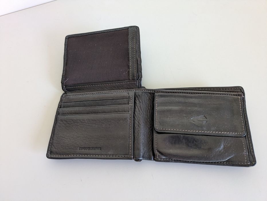 Carteira em pele Camel Active castanha