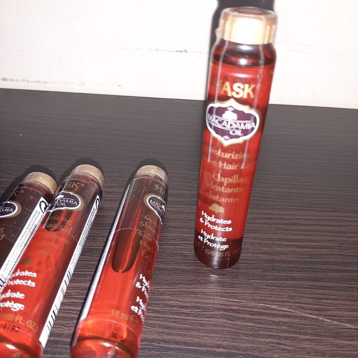 Olejek macadamia do włosów 4x18 ml hask