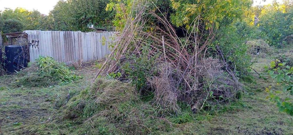 Перекопка, культивация огородов мотоблоком, уборка участка, спил дерев ...