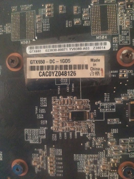 Видеокарта gtx 650 1 GB