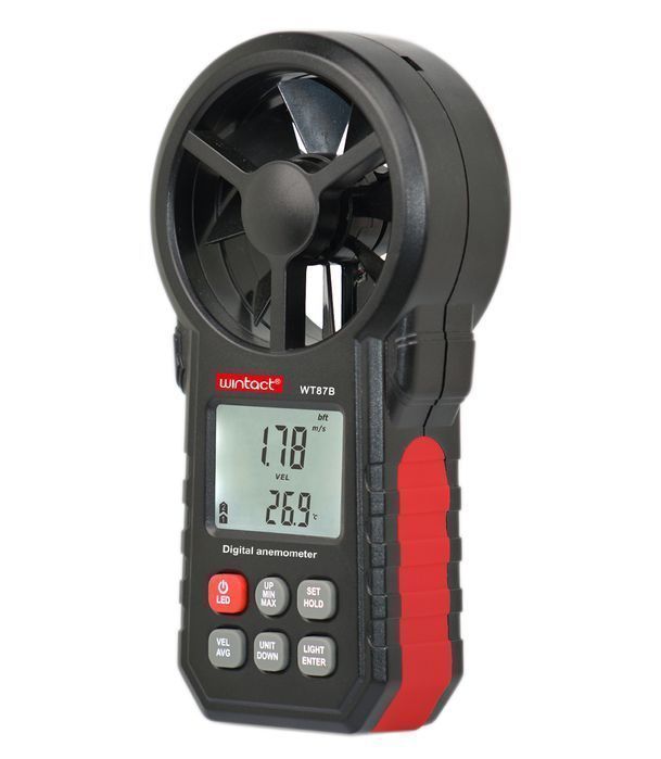 Anemometr Wiatromierz Miernik Wiatru Temp Prędkości Powietrza BT APP