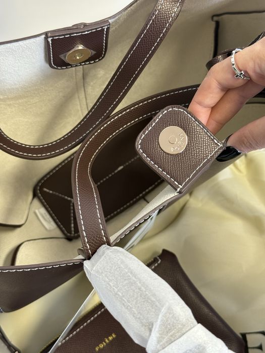 Сумка Polene + косметичка . Шопер полен