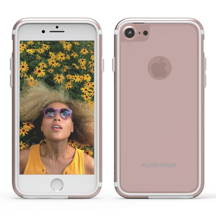 Etui PureGear do iPhone 6/6s/7 GlassBak 360 Rose Gold