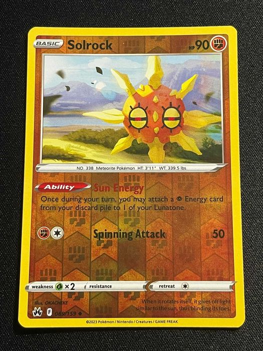 Carta Pokémon Solrock 69/159 Crown Zenith