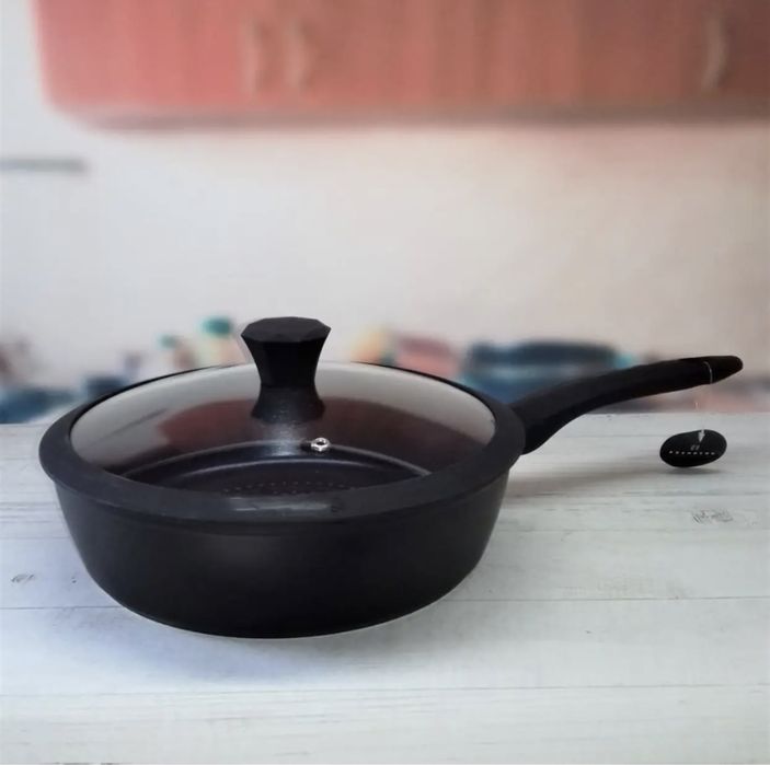 Глибока сковорода 28см 3.7л Edenberg EB-3493 сковородка пательня