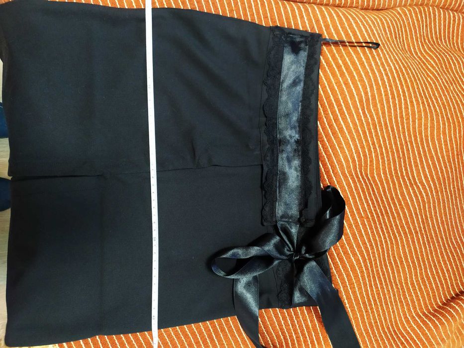 Спідниця-карандаш чорна (міді)