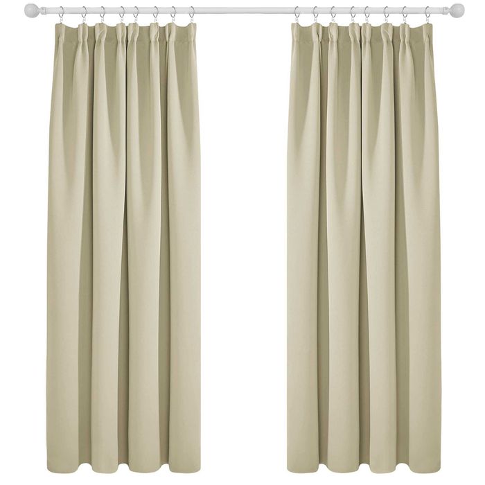 Nowe zasłony do salonu /sypialni /kotara /firanka /183x132 beż /1424