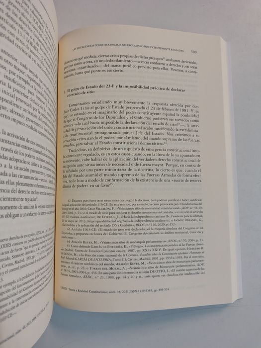 Teoría y Realidade Constitucional
