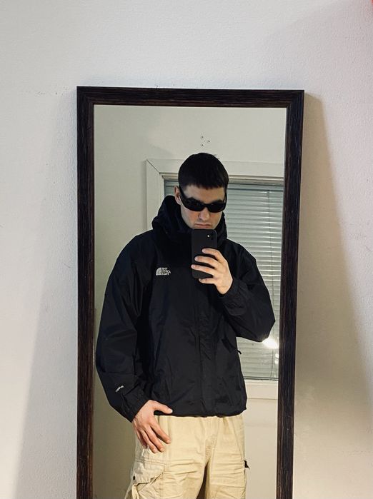 (S,M,L,XL) Черная весенняя курточка на мембране THE NORTH FACE TNF