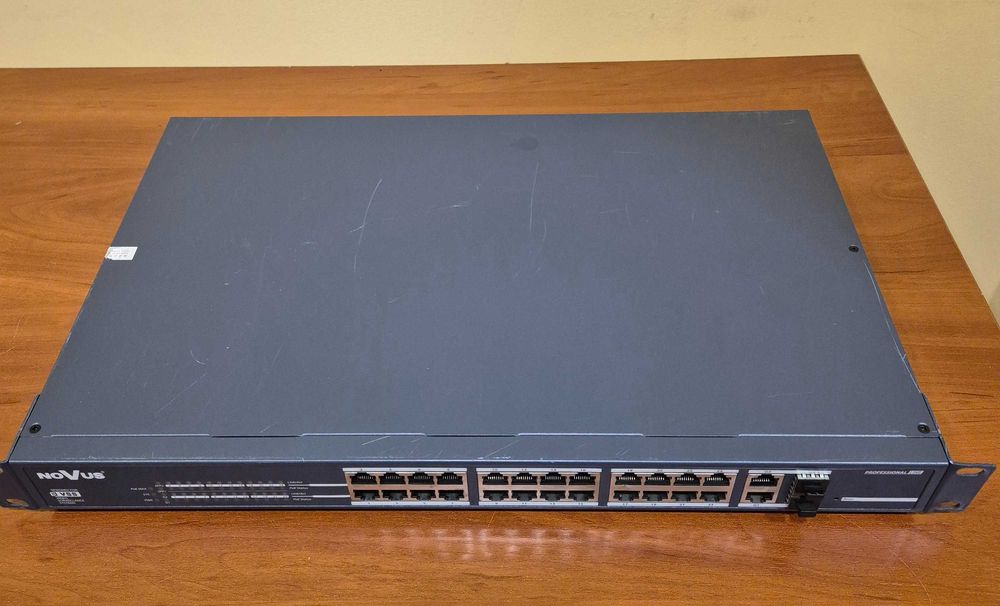 Switch, przełącznik sieciowy 24 porty NOVUS NVS-5024SP+