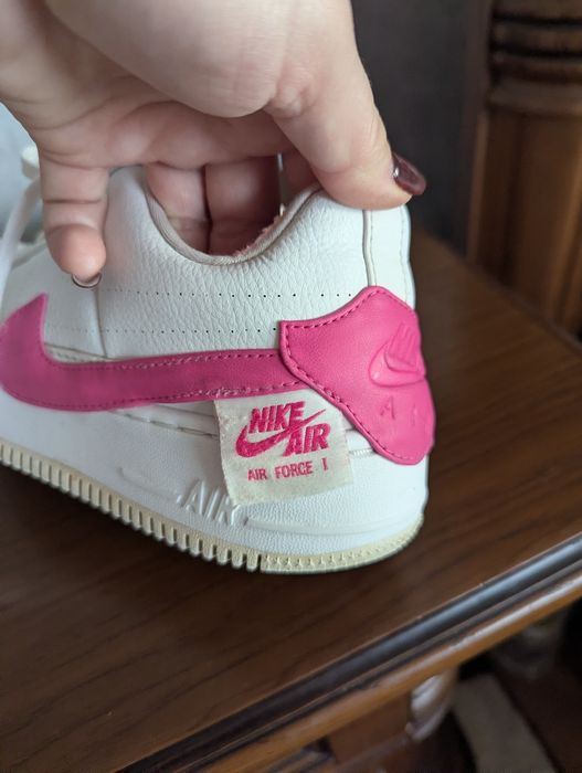 Кросівки білі рожеві Nike air force Jester 41