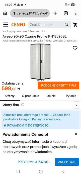 Kabina prysznicowa
