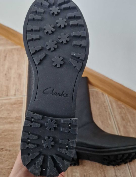 Шкіряні черевики Clarks cabin