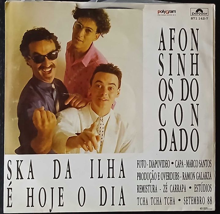 Afonsinhos Do Condado - Ska Da Ilha / É Hoje O Dia (Vinil 7")