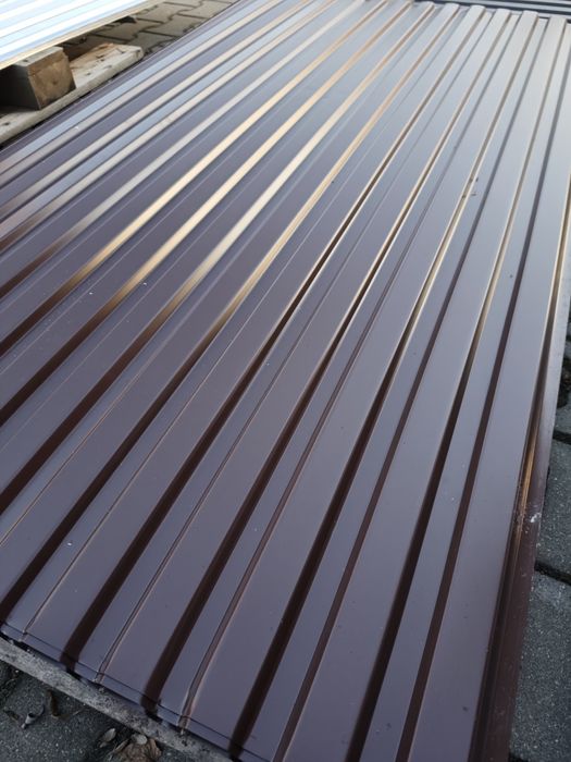 Blacha brąz trapez T14 - gotowe długości 2, 2.5, 3m  - 25 zł/mkw