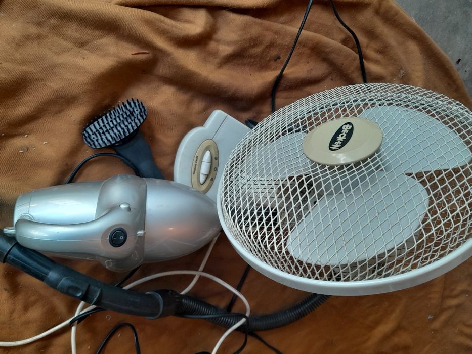 Ventilador pequena a funciona duas velocidades giratória