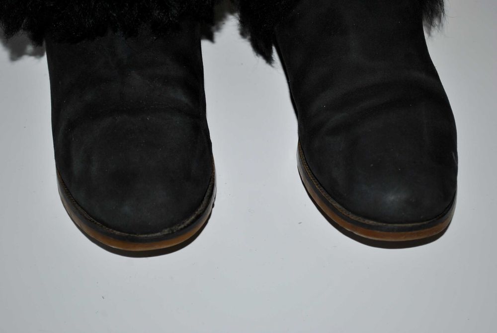 Сапоги женские овчина натуральные лама ботинки зимние угги 23,5 см ugg