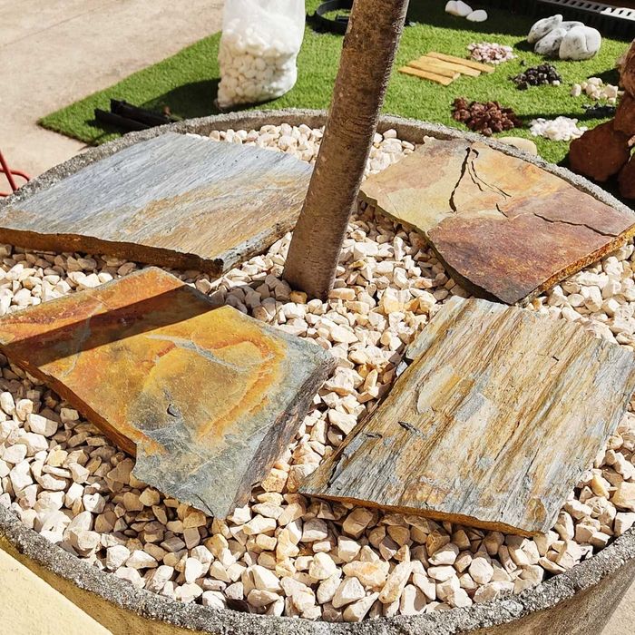 Passadiços - Passo de Jardim (Corten / Betão / Pedra)