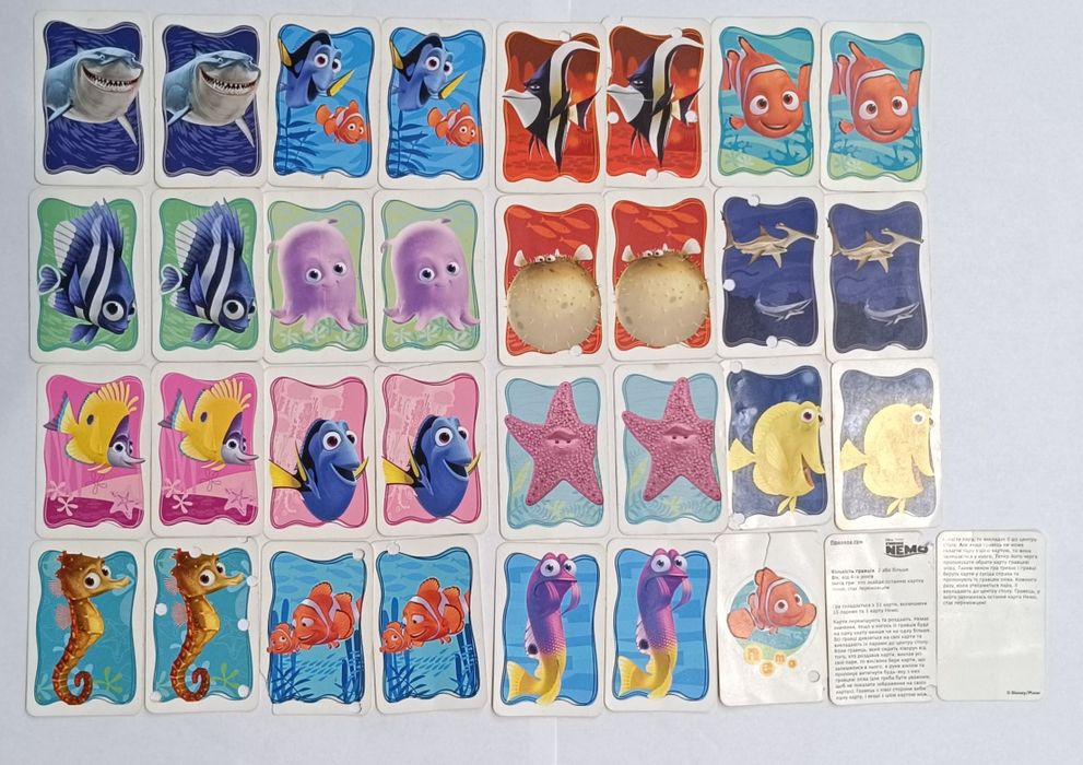 Игра настольная Finding Nemo pixar / Немо