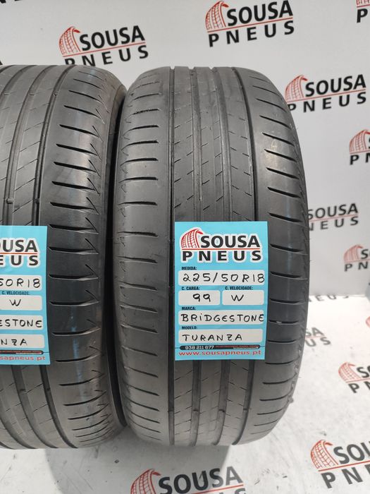 2 pneus semi novos 225/50R18 Bridgestone - Oferta dos Portes