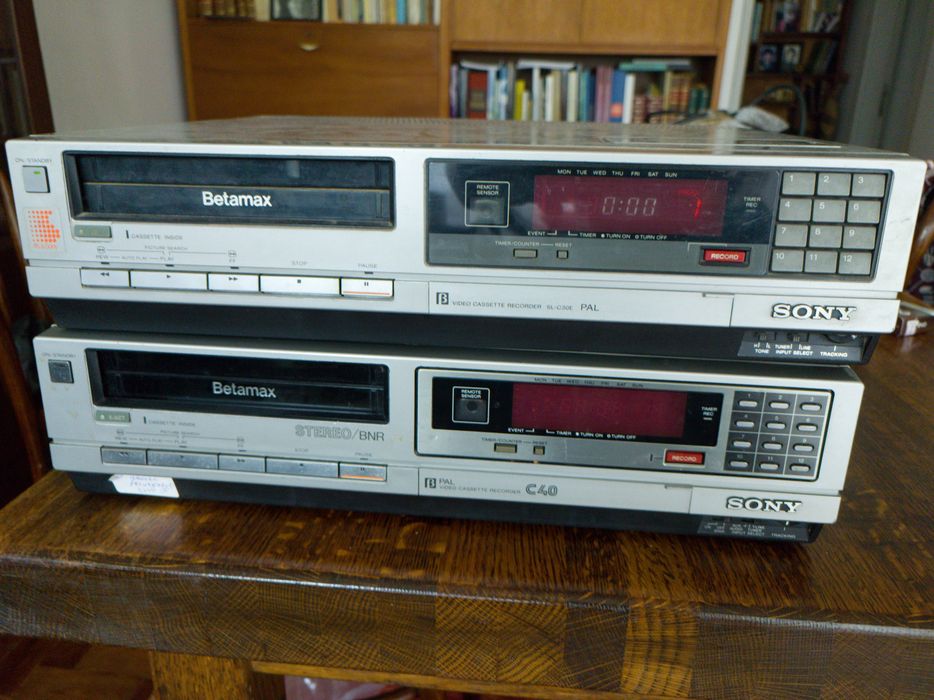 Videos Betamax sony