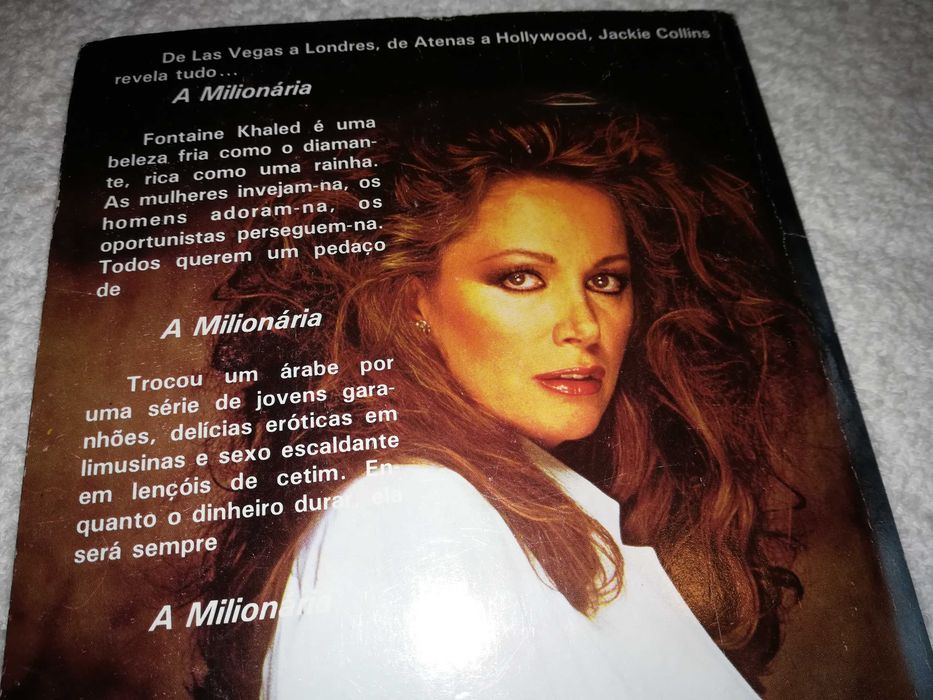 a milionária (jackie collins) 1988 livro