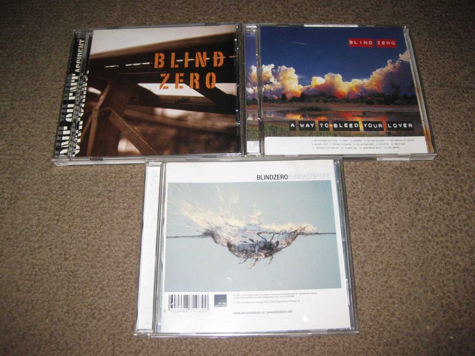 3 CDs dos "Blind Zero" Portes Grátis!