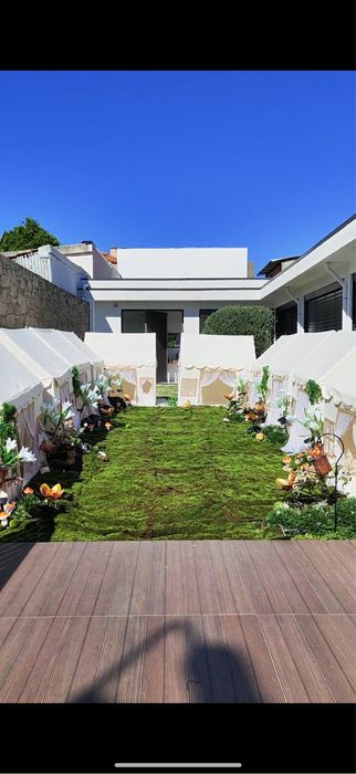 Tapetes de musgo artificial