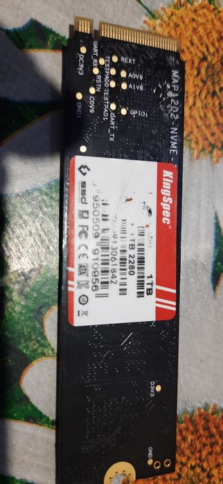 SSD m2, 1 TB.пам'яті